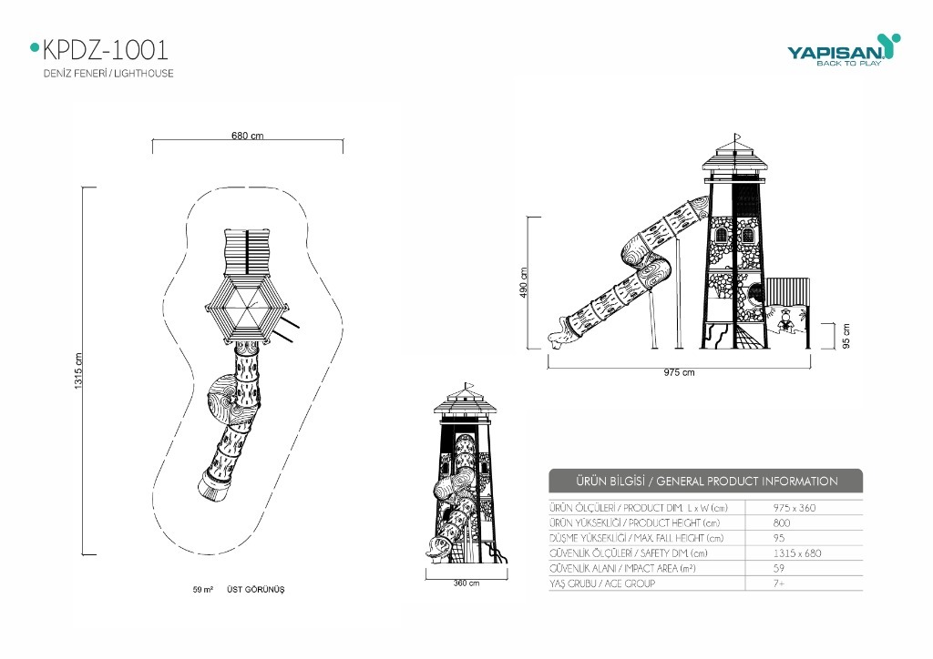 DN-101 Deniz Feneri Oyun Ekipmanları - RU