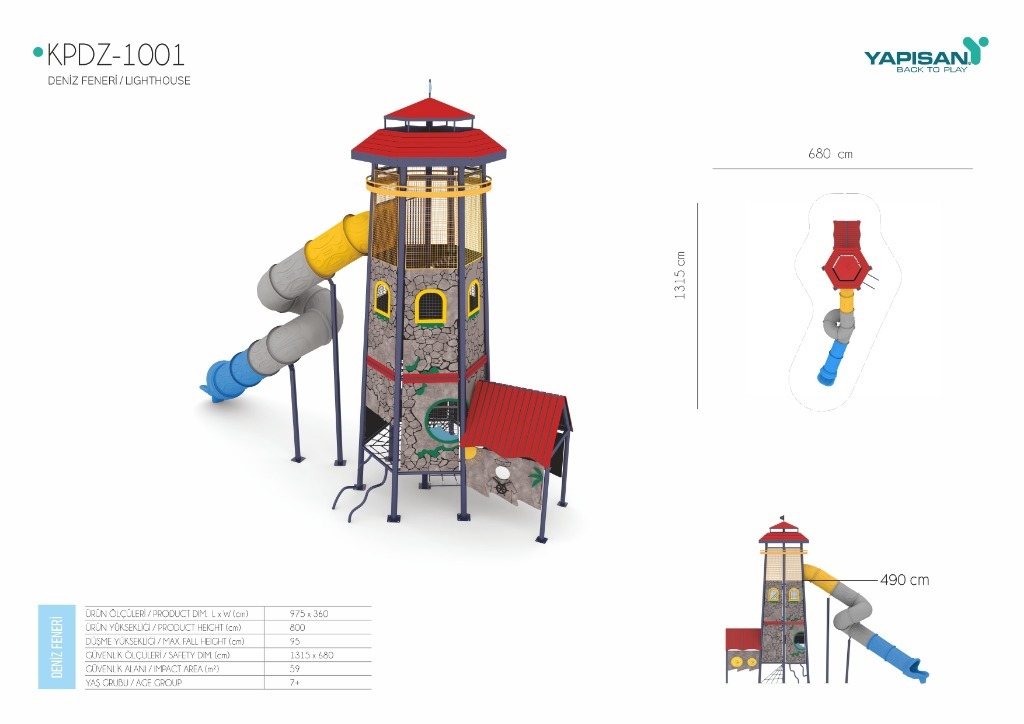 DN-101 Deniz Feneri Oyun Ekipmanları - RU