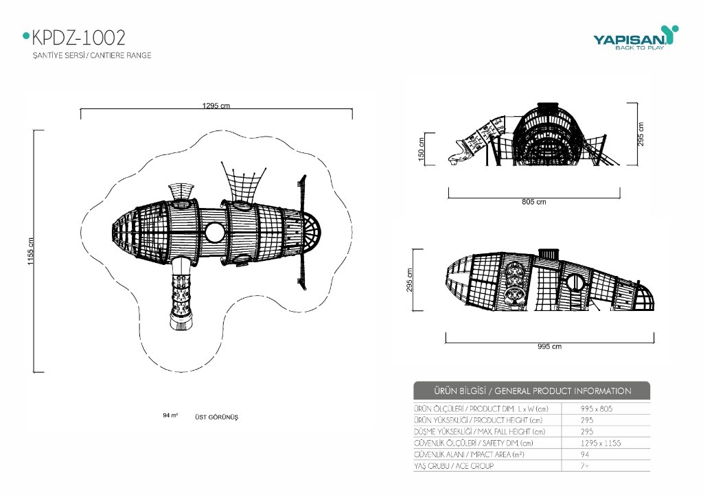 DN-102 Denizaltı Oyun Ekipmanları - RU