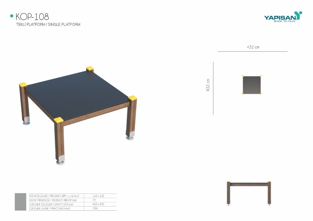 KOP 108 Tekli platform