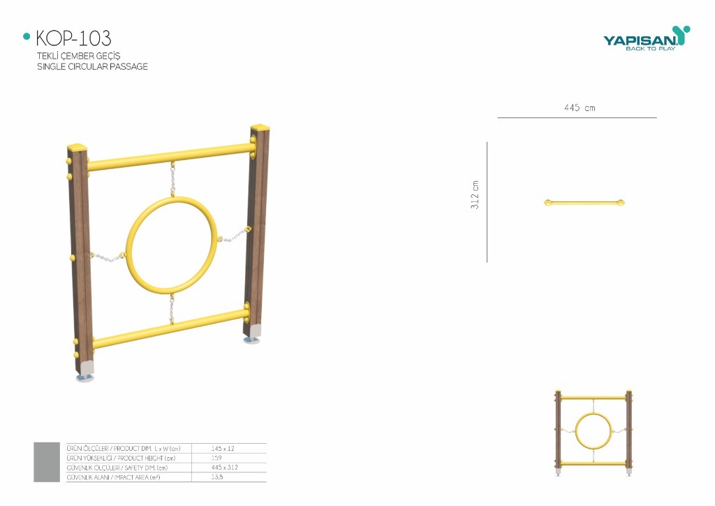 KOP 103 Tekli çember geçiş - RU